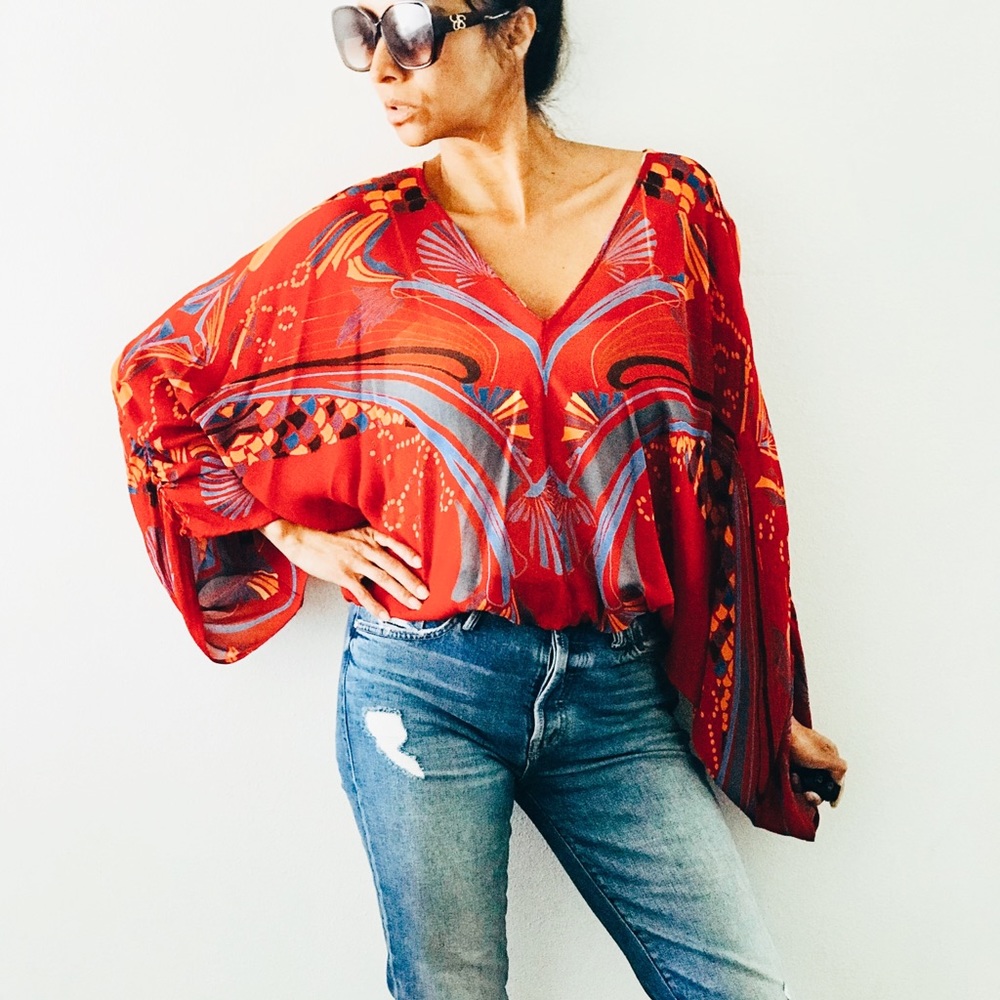 SOLD Free People Beneath the Sea top Size Small - Picture 9 of 9